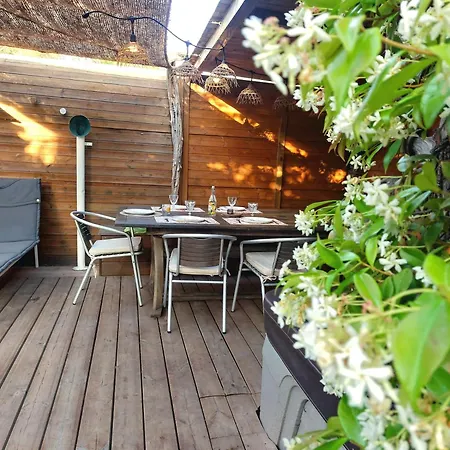 Maison avec SPA et piscine privée à 3 min à pied de la plage et des commerces Hébergement de vacances